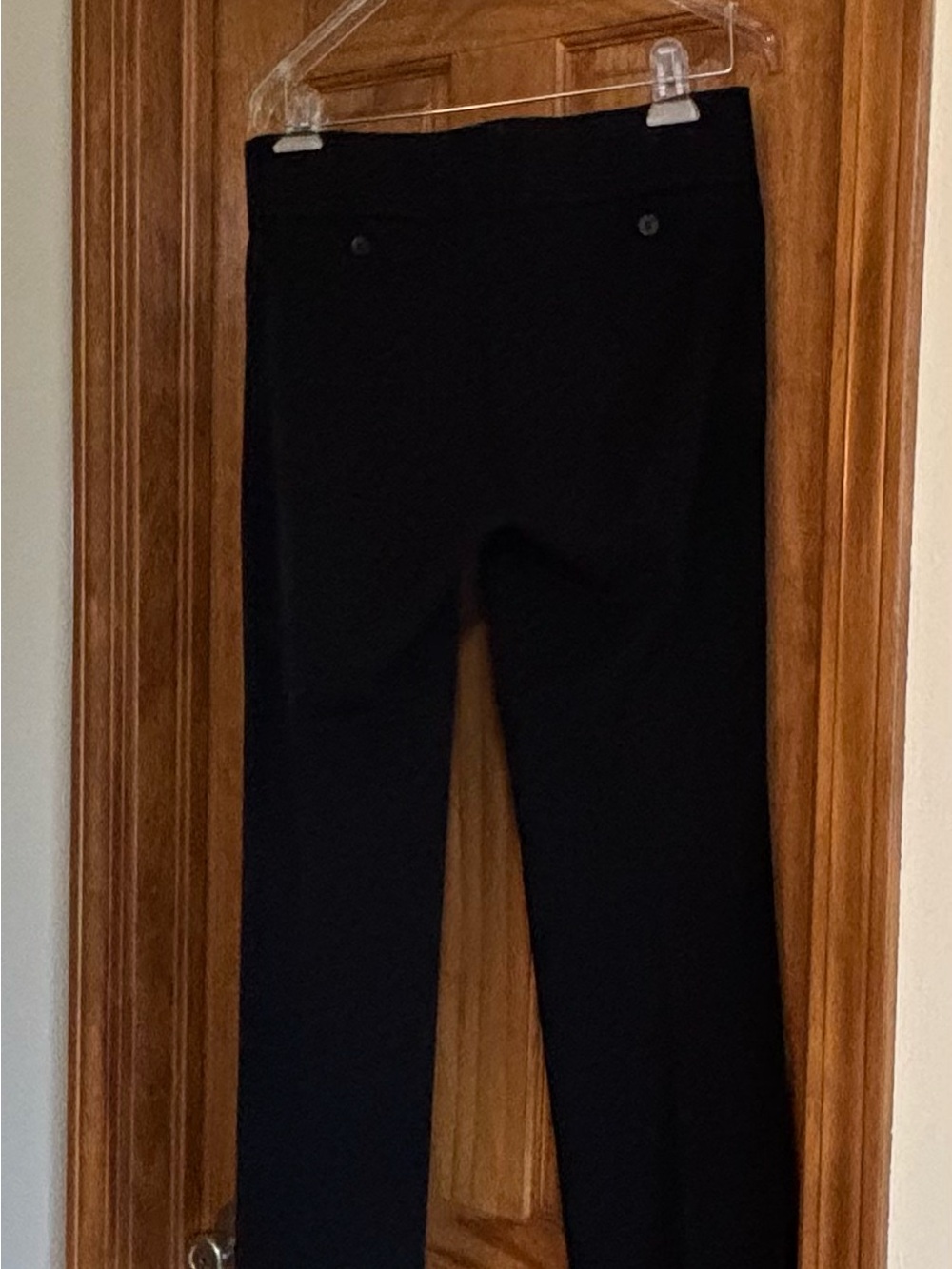 Michel USA Black Dress Pants - Classic Straight Leg - Picture 13 of 14